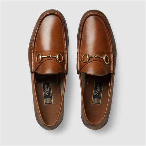gucci classic loafer brown